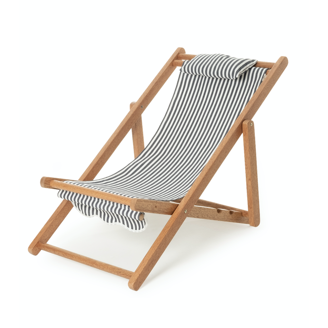 Business & Pleasure Co. Business & Pleasure Co - Mini Sling Chair, Navy Stripe
