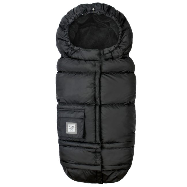 7 A.M 7A.M. - Blanket 212 Evolution Footmuff, Black Plush