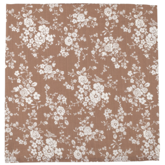 vintage floral muslin swaddle