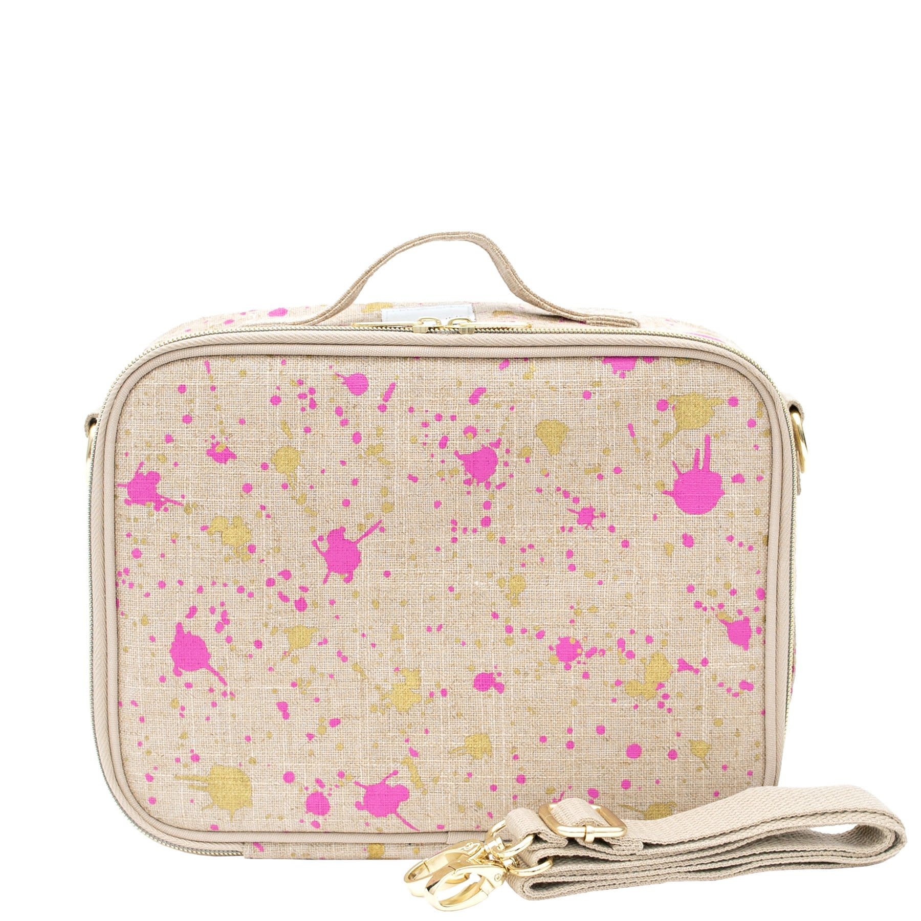 baby pink lunch bag