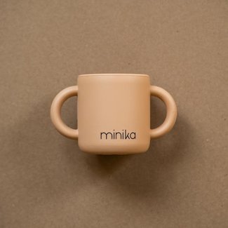Minika Minika - Silicone Learning Cup with Handles, Natural