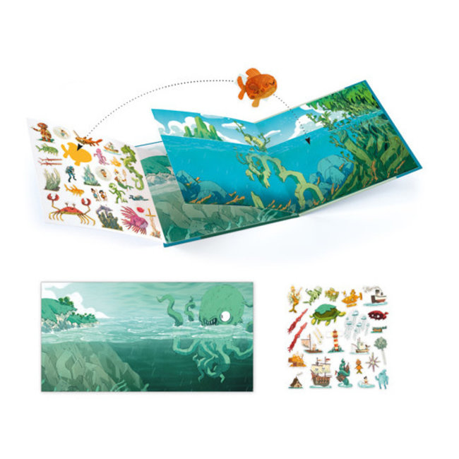 Djeco Djeco - Stickers Set, Adventures at Sea