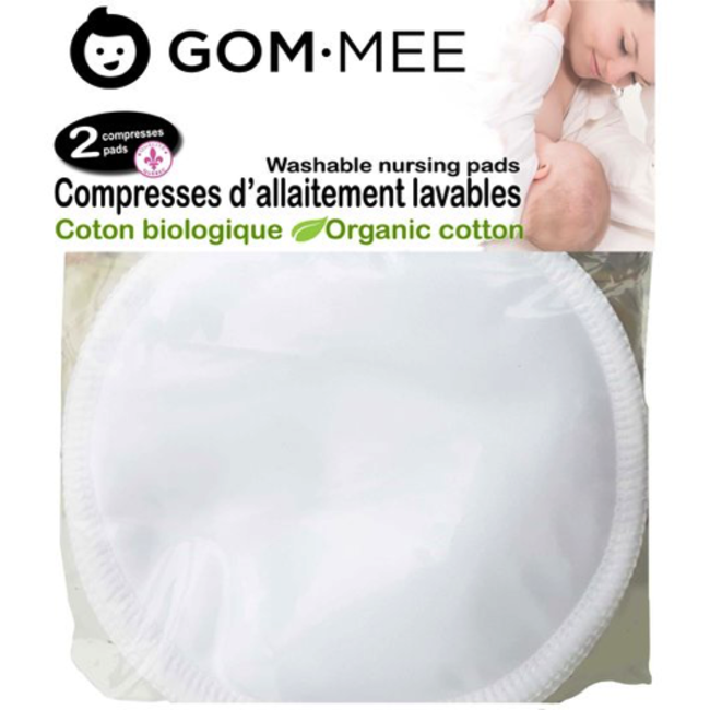 Gom.mee GOM.MEE - Pack of 2 Organic Cotton Nursing Pads