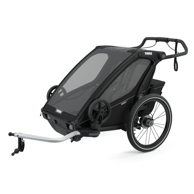 Thule - Chariot Sport 2, Noir - Charlotte et Charlie