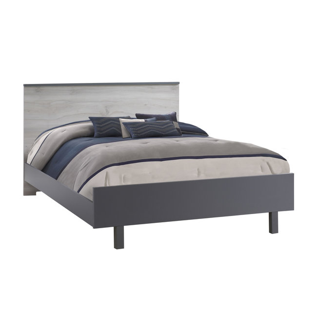 Natart Juvenile Tulip Urban - Low Profile Footboard 54" and Double Bed Conversion Rails