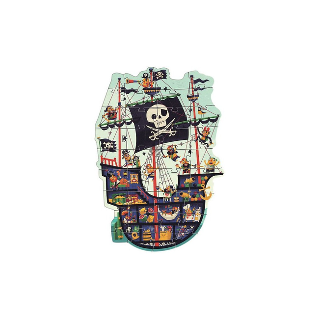 Djeco Djeco - Giant Puzzle, Pirate Ship