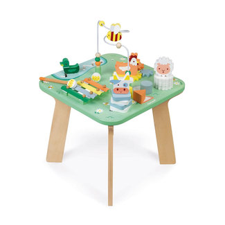 Janod Janod - Wooden Activity Table, Pretty Meadow