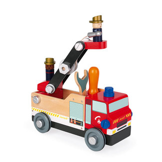 Janod Janod - Camion de Pompiers Brico'kids à Construire