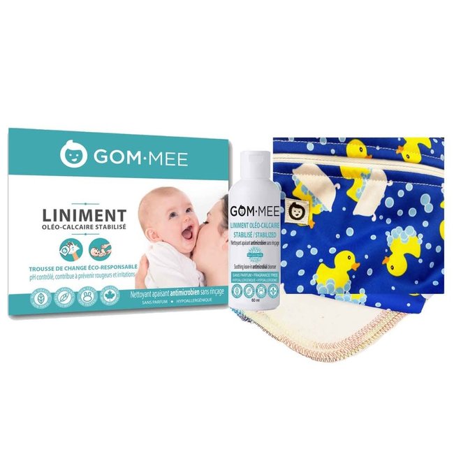 Gom.mee GOM.MEE - Eco-responsible Oleo-Calcareous Liniment Diaper Change Kit