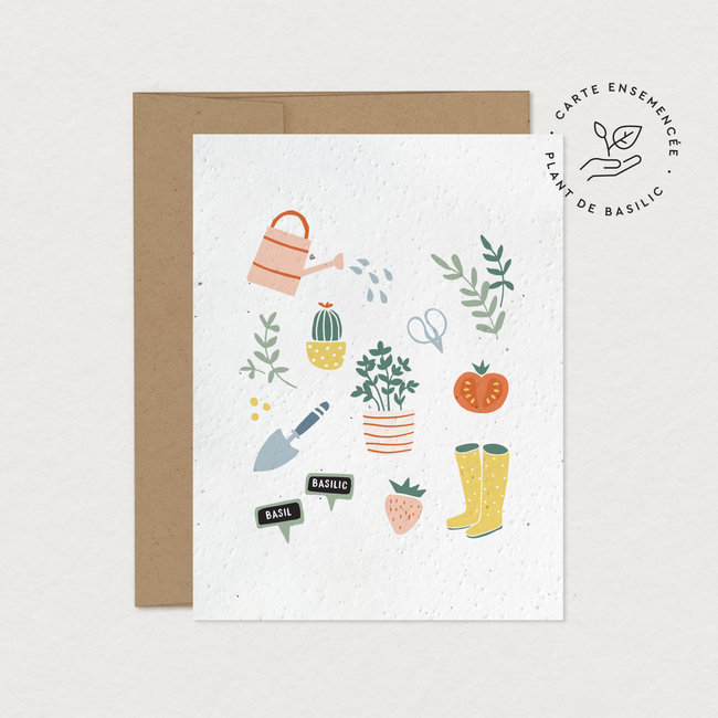 Mimosa Design Mimosa Design - Seed Paper Card, Gardening