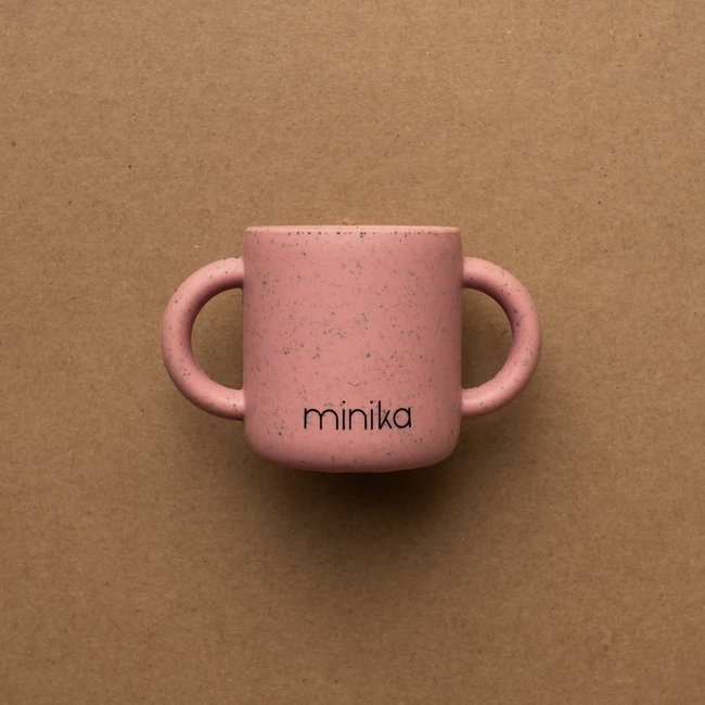 Minika Minika - Silicone Learning Cup with Handles, Sorbet