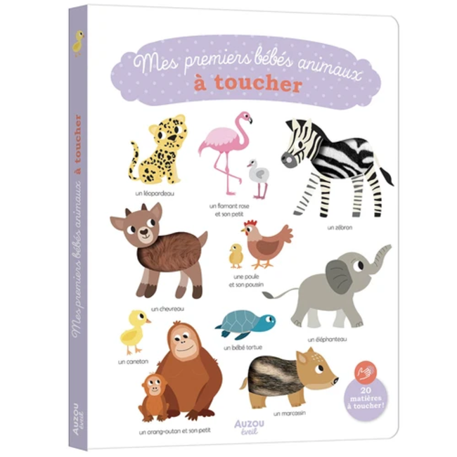 Auzou Auzou - Touch Book, Mes Premiers Bébés Animaux