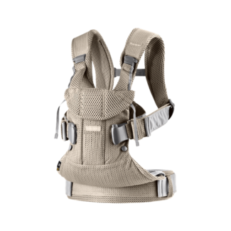 BabyBjörn BabyBjörn - One Air Baby Carrier, Mesh Grey Beige