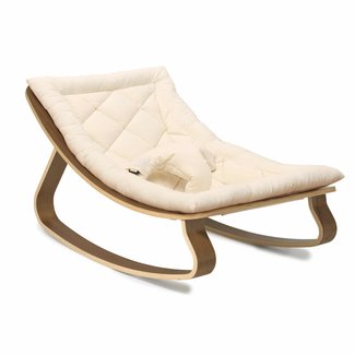 Charlie Crane Charlie Crane - Transat Levo, Noyer avec Assise Blanc Coton Bio