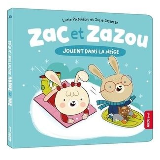 Auzou Auzou - Book, Zac and Zazou Play in the Snow