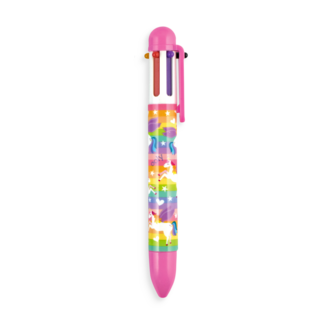Ooly Ooly - 6 Click Multi Color Pen, Pink Unicorn