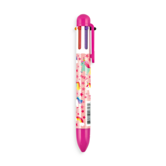 Ooly Ooly - 6 Click Multi Color Pen, Hot Pink Unicorn