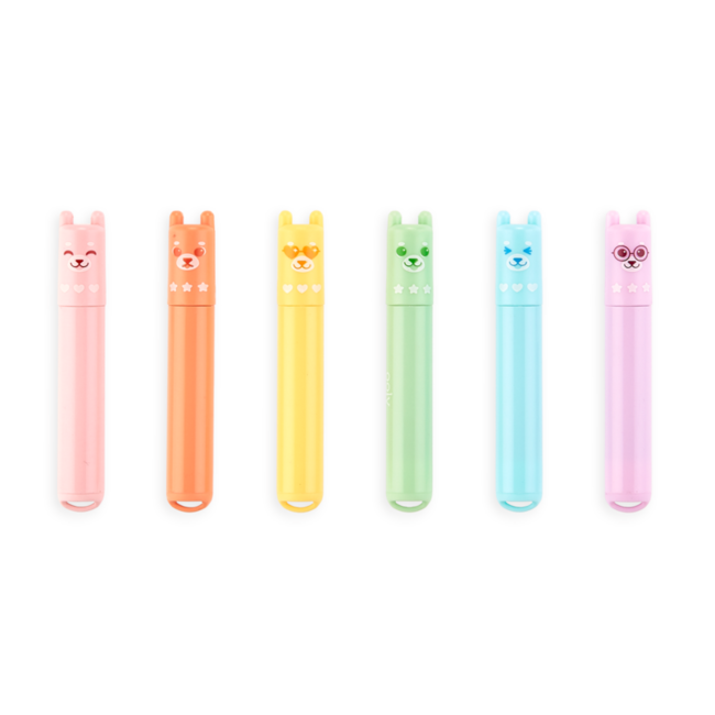 Ooly Ooly - Set of 6 Beary Sweet Mini Scented Highlighters