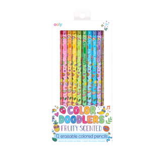 Ooly Ooly - Paquet de 12 Crayons de Couleur Effaçables Parfumés