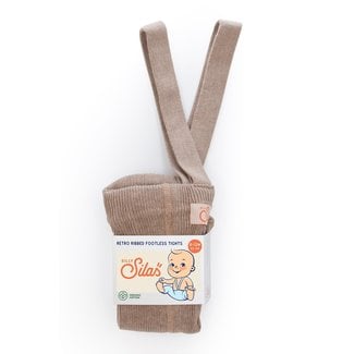 Silly Silas Silly Silas - Footless Tights with Braces, Peanuts Blend