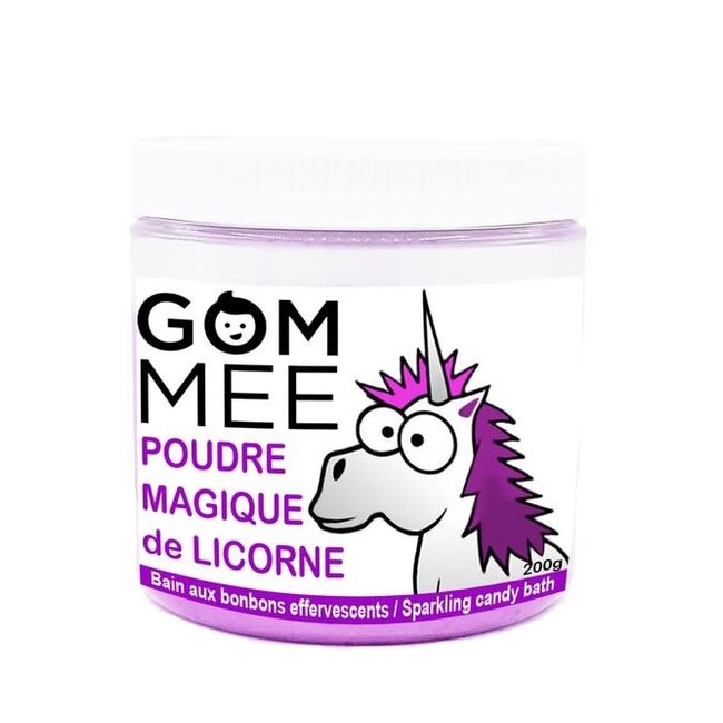 Gom.mee GOM.MEE - Magic Powder of Sparkling Candy Bath, Unicorn Powder