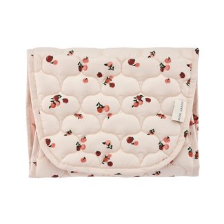 Avery Row Avery Row - Organic Cotton Baby Changing Basket Liner, Peaches