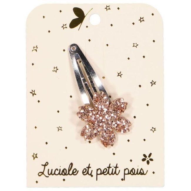 Luciole Et Petit Pois Barrette Fleur Rose Charlotte Et Charlie