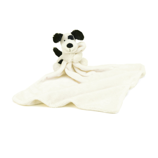 Jellycat Jellycat - Bashful Puppy Soother, Black and Cream