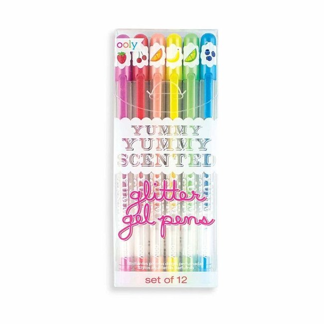 Ooly Ooly - Set of 12 Scented Glitter Gel Pens