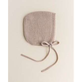 Hvid Knitwear Hvid Knitwear - Bonnet Dolly en Laine de Mérinos, Sable