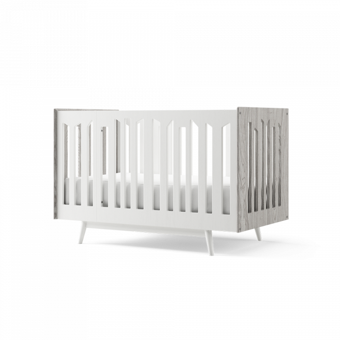 walnut convertible crib