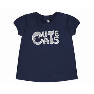 Mayoral Mayoral - "Cute Cats" T-shirt, Ink