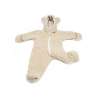 Alwero Alwero - Wool Overall Babybears Onesie, Beige