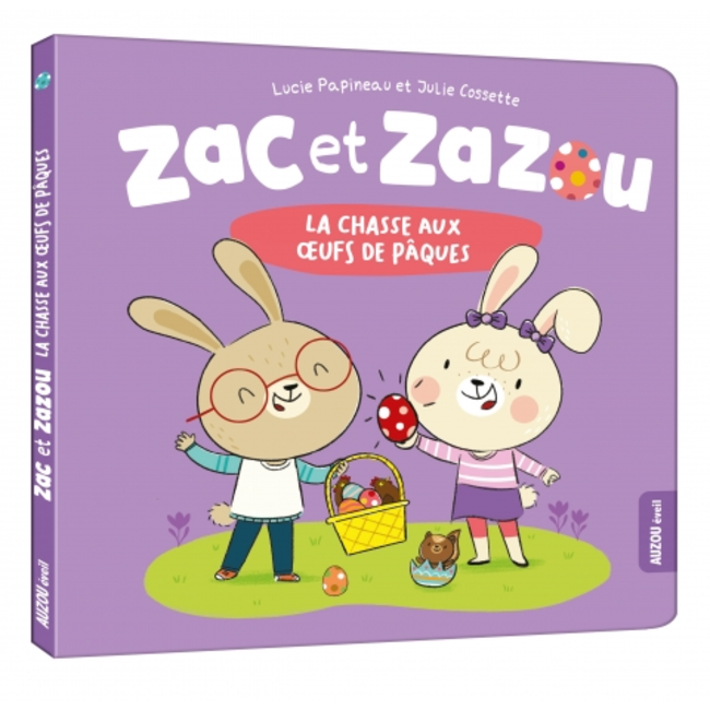 Auzou Auzou - Book, Zac et Zazou, La Chasse aux Oeufs de Pâques