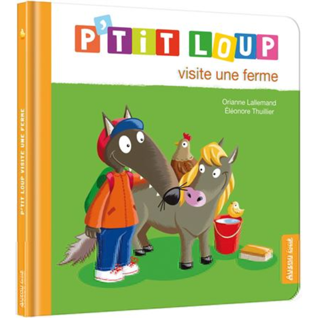 Auzou Auzou - Book, P'tit Loup Visits a Farm