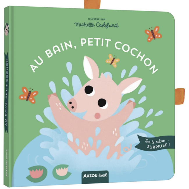 Auzou Auzou - Book, In the Bath, Little Pig
