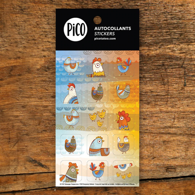 Pico Tatouages Temporaires Pico Tatoo - Stickers, Pauline the Chicken
