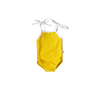 Les petites natures Les petites natures - Tie-strap One-piece Swimsuit, Pineapple