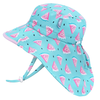 Jan & Jul Jan & Jul - Grow With Me Waterproof Adventure Sun Hat, Watermelon