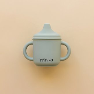 Minika - Bouteille en Silicone pour Smoothie 250ml, Amande