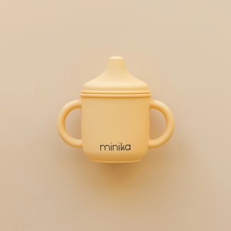 Minika Minika - Silicone Sippy Cup with Handles, Sunset