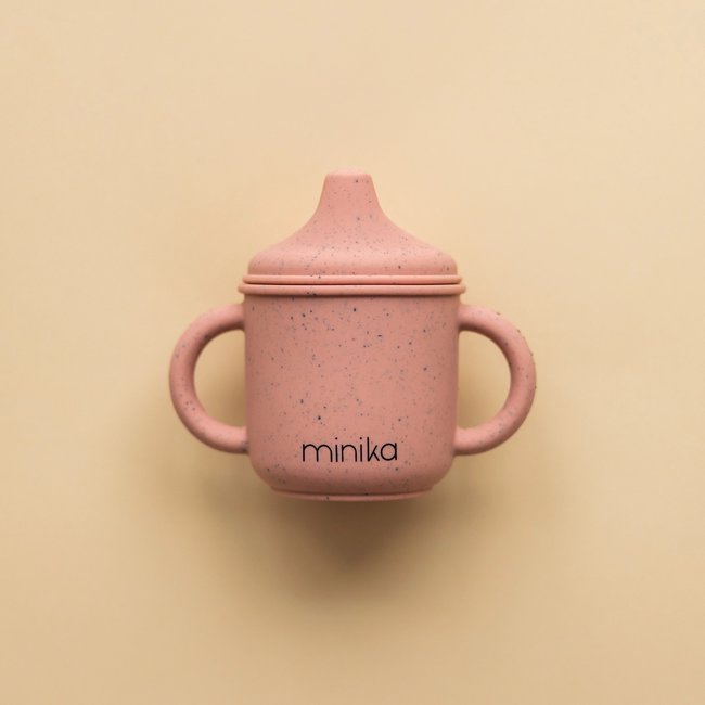 Minika Minika - Silicone Sippy Cup with Handles, Sorbet