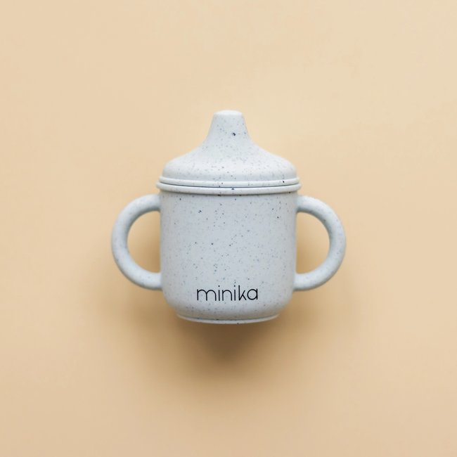 Minika Minika - Verre à Bec en Silicone avec Poignées, Glace