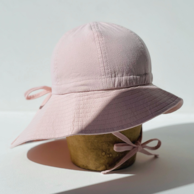 Fini. the label Fini. The Label - Floppy Cotton Sun Hat, Light Pink