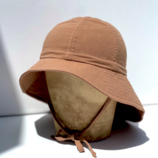 Fini. the label Fini. The Label - Floppy Cotton Sun Hat, Mocha