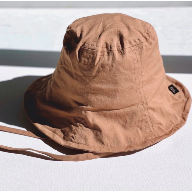 Fini. the label Fini. The Label - Boho Cotton Sun Hat, Mocha