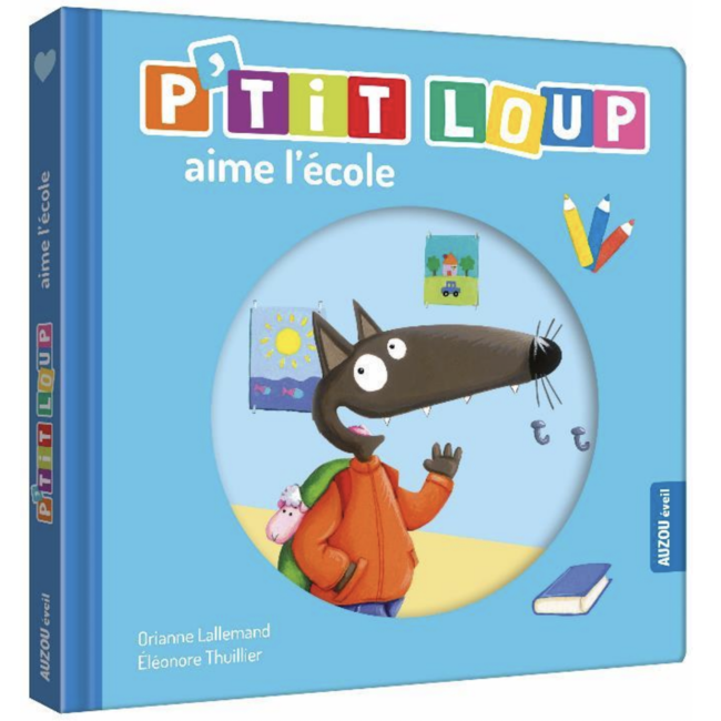 Auzou Auzou - Book, P'tit Loup Likes School