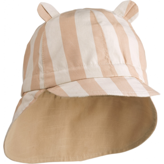 Liewood Liewood - Gorm Reversible Sun Hat, Stripes Tuscany Pale and Sandy