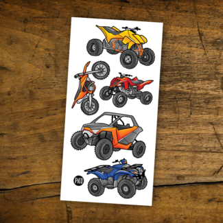 Pico Tatouages Temporaires Pico Tatoo - Temporary Tattoos, All Terrain Vehicules