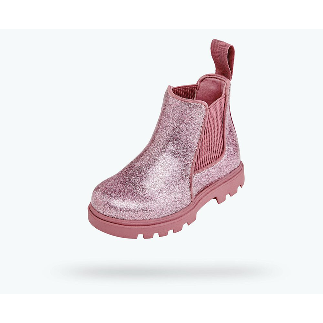 Native Native - Kensington Child Boots, Pink Glitter